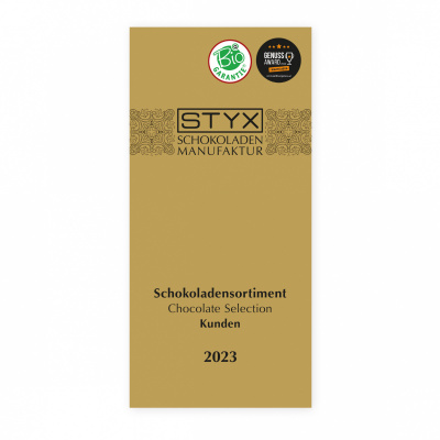 Folder STYX Schokoladensortiment
