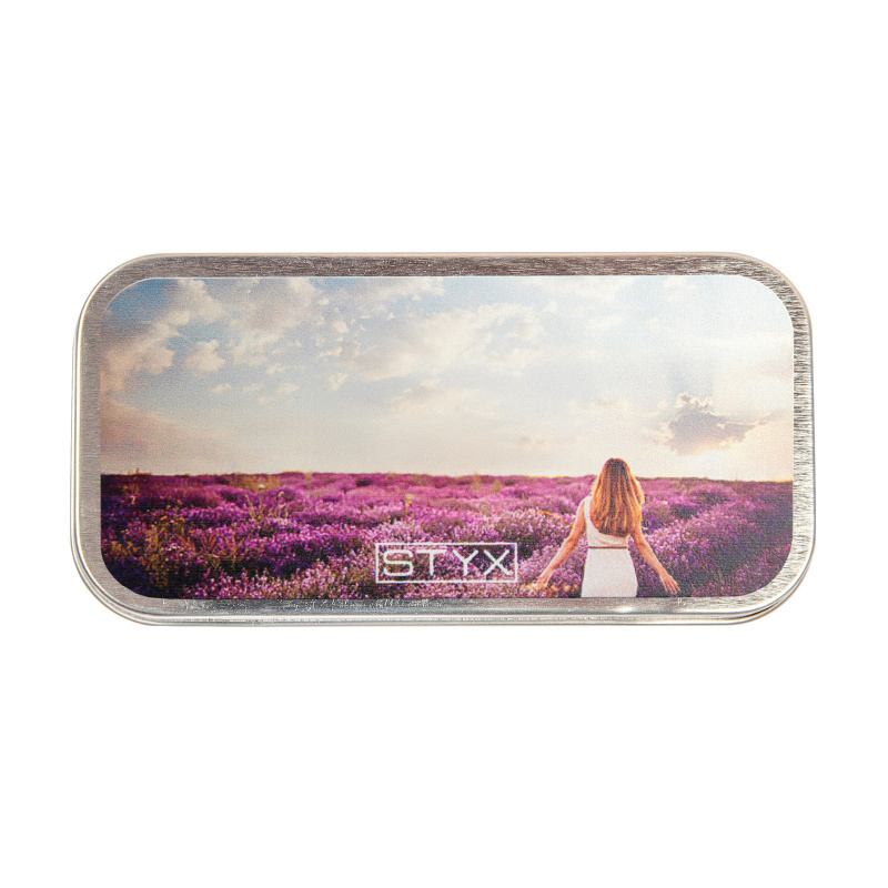 Metalletui Lavendelfeld