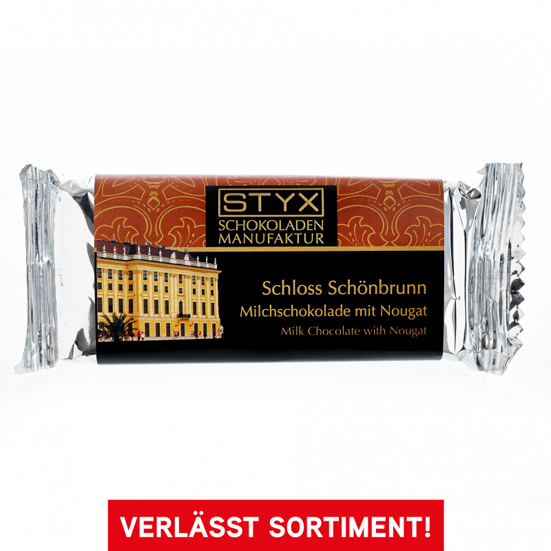 Schloss Schönbrunn (BIO-Milchschokolade mit Nougat-Ganache)