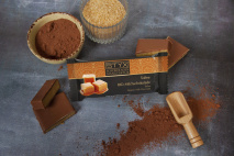 BIO-Milchschokolade gefüllt mit Toffee-Ganache