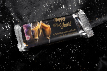 Silvester Schokolade - Edelbitterschokolade Champagner