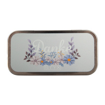 Metalletui Danke - Blumen