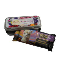 Metalletui Zum Geburtstag - bunte Blumen