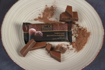 BIO-Milchschokolade gefüllt mit Trüffelmasse-Ganache