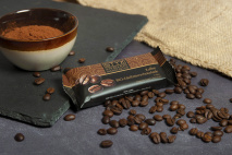 BIO-Edelbitterschokolade gefüllt mit Kaffee-Ganache 70g