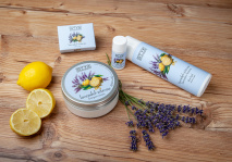 lavender-lemon body cream